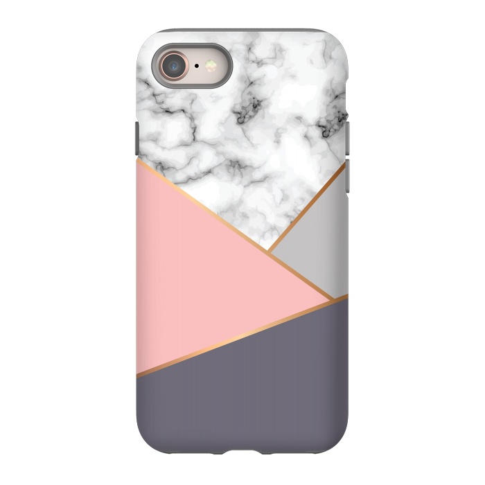 iPhone 8 StrongFit Marble Geometry 033 by Jelena Obradovic