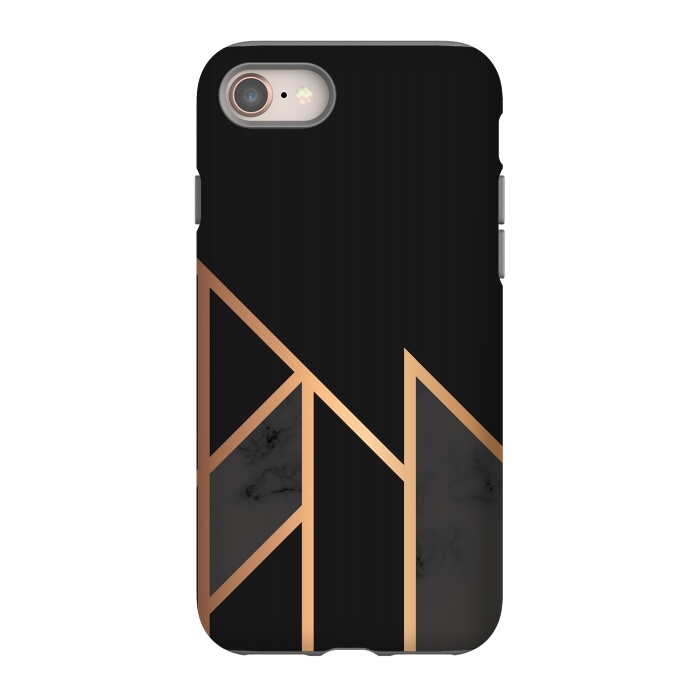 iPhone 8 StrongFit Black and Gold 035 by Jelena Obradovic