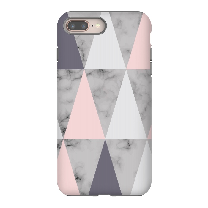 iPhone 8 plus StrongFit Marble Geometry 038 by Jelena Obradovic