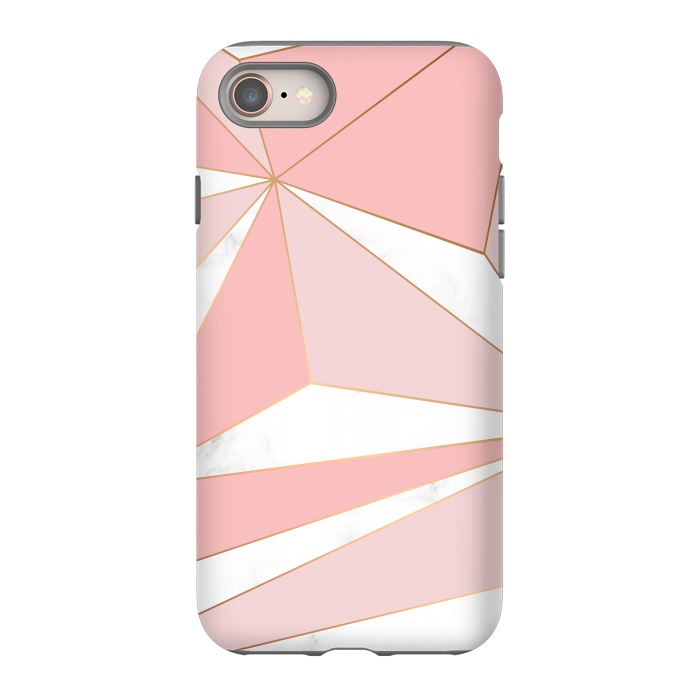 iPhone 8 StrongFit Pink Geometry 043 by Jelena Obradovic