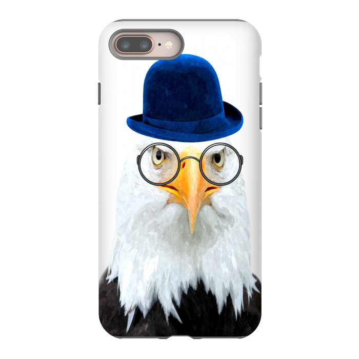 iPhone 8 plus StrongFit Funny Eagle Portrait by Alemi