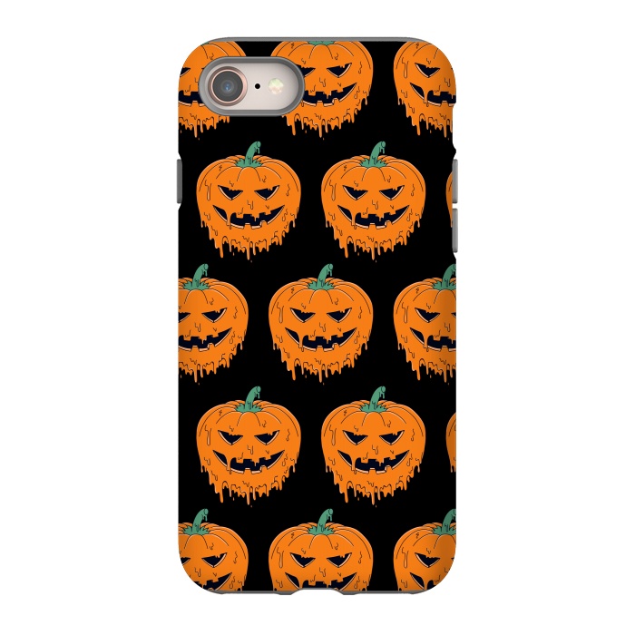 iPhone 8 StrongFit Melted Pumpkin Pattern by Coffee Man