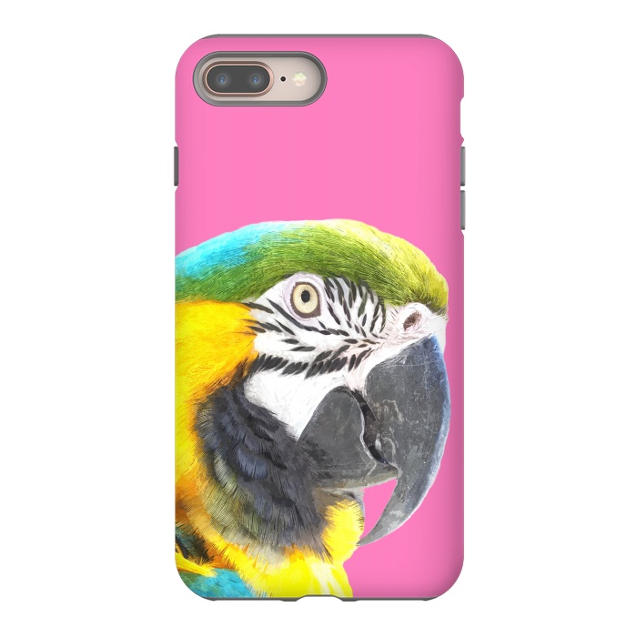 iPhone 8 plus StrongFit Macaw Portrait by Alemi