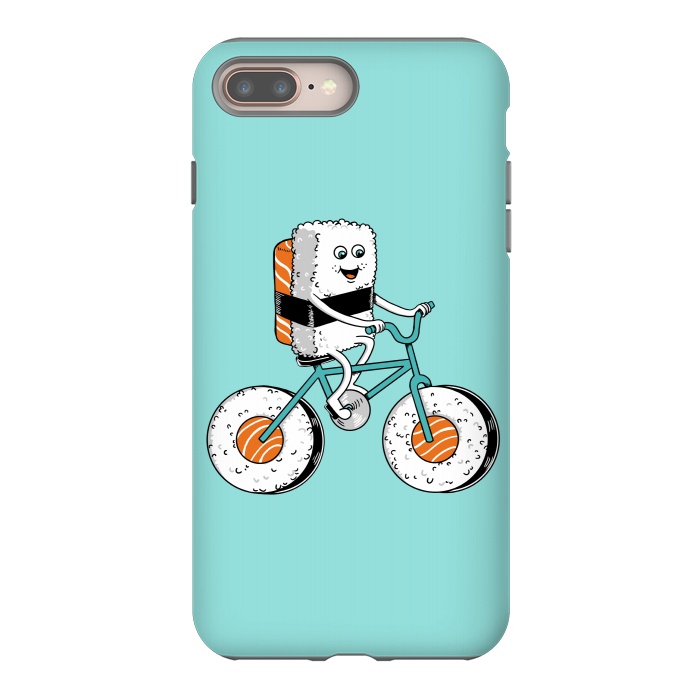 iPhone 8 plus StrongFit Sushi Bicycle by Coffee Man