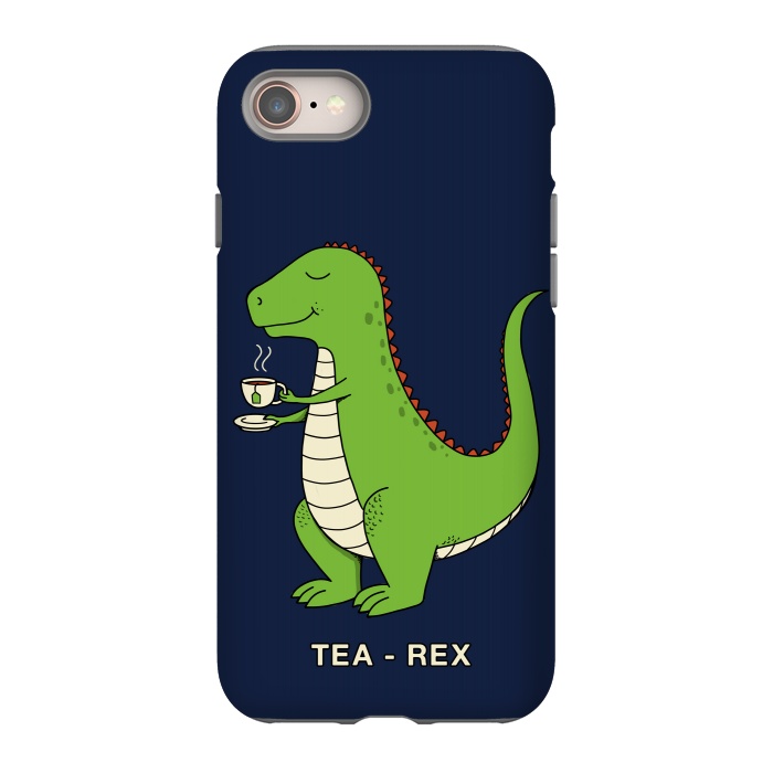 iPhone 8 StrongFit Tea Rex by Coffee Man