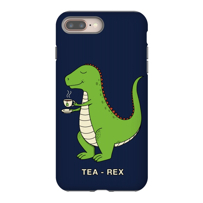 iPhone 8 plus StrongFit Tea Rex by Coffee Man