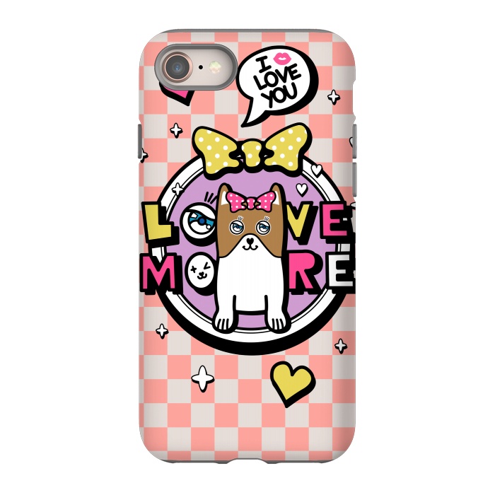 iPhone 8 StrongFit CUTIE DOG by Michael Cheung