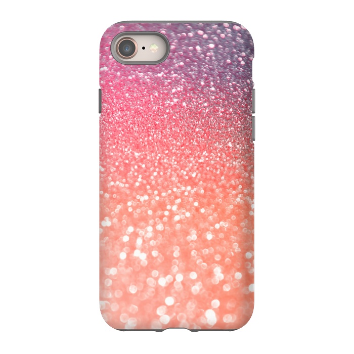 iPhone 8 StrongFit Girly Blush Pink Glamour Glitter by  Utart