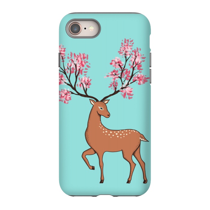 iPhone 8 StrongFit Natural Deer by Coffee Man