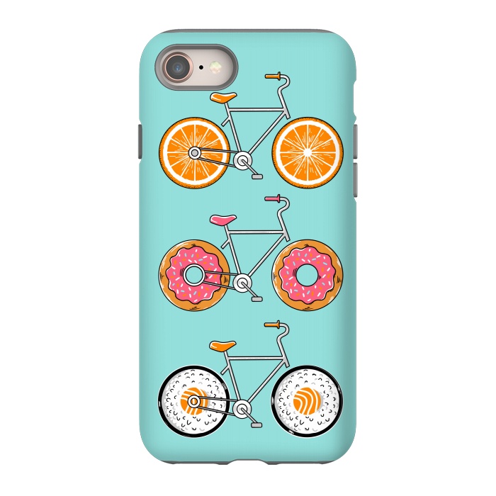 iPhone 8 StrongFit Food Bicycle by Coffee Man