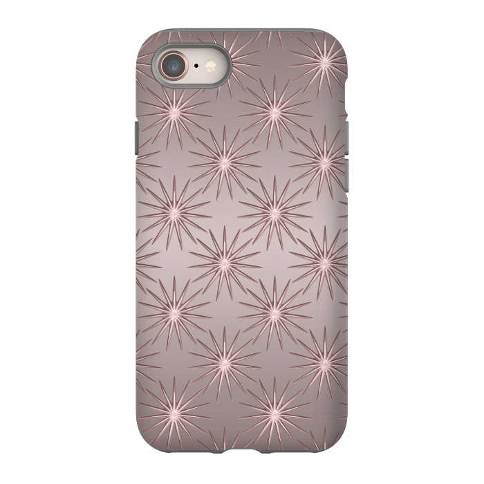 iPhone 8 StrongFit Shimmering Rose Gold Sun  by Andrea Haase