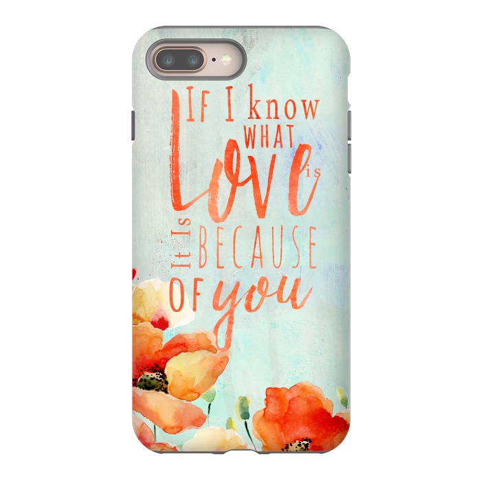 iPhone 8 plus StrongFit About Love by  Utart
