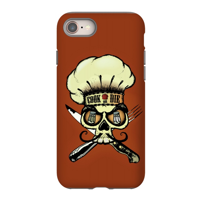 iPhone 8 StrongFit COOK OR DIE by Mangulica