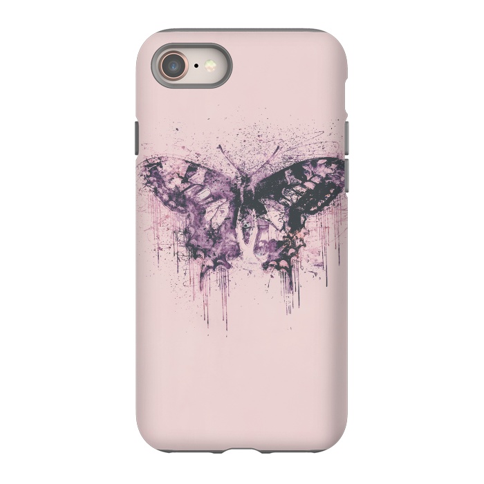 iPhone 8 StrongFit Artsy Butterfly  by Andrea Haase