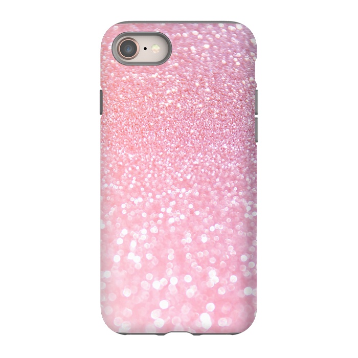 iPhone 8 StrongFit Girly Rose Gold Glitter by  Utart