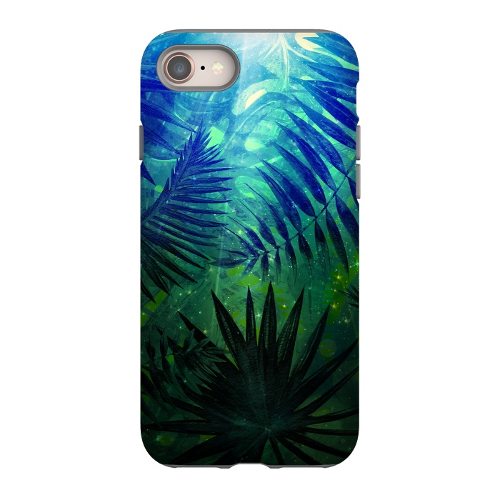 iPhone 8 StrongFit Aloha Blue Jungle Night by  Utart