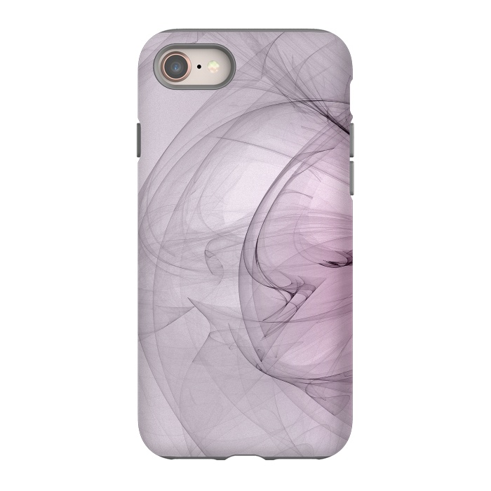 iPhone 8 StrongFit Purple Fractal Dreams by Andrea Haase