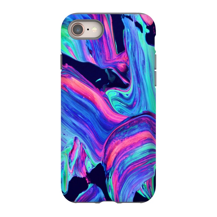 iPhone 8 StrongFit Neon abstract #charm by ''CVogiatzi.