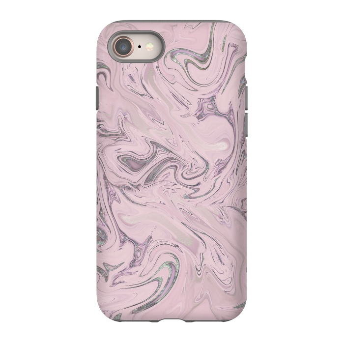 iPhone 8 StrongFit Retro Style Marble Soft Pastel 2 by Andrea Haase