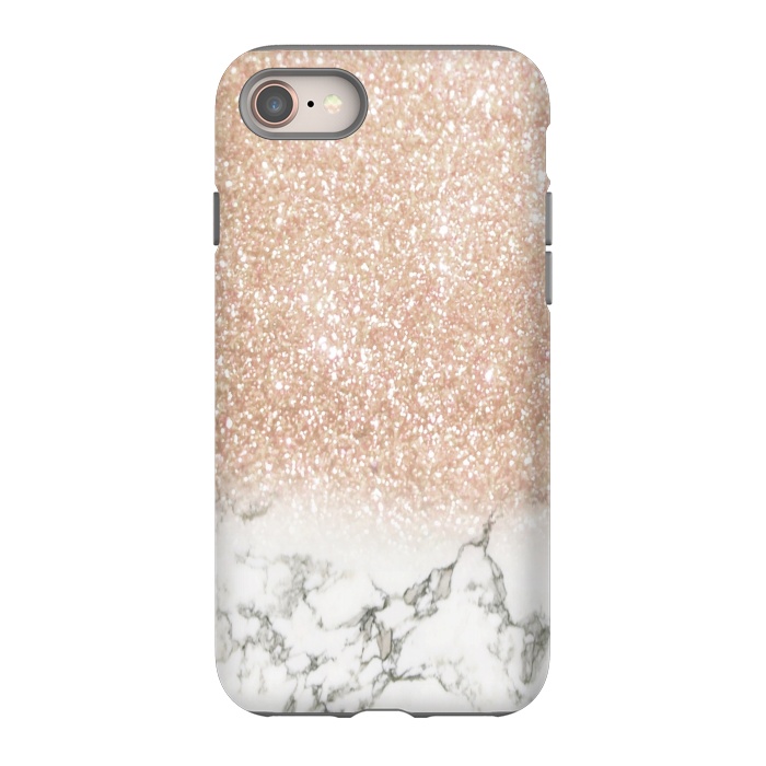 iPhone 8 StrongFit Marble & Stardust Ombre by ''CVogiatzi.