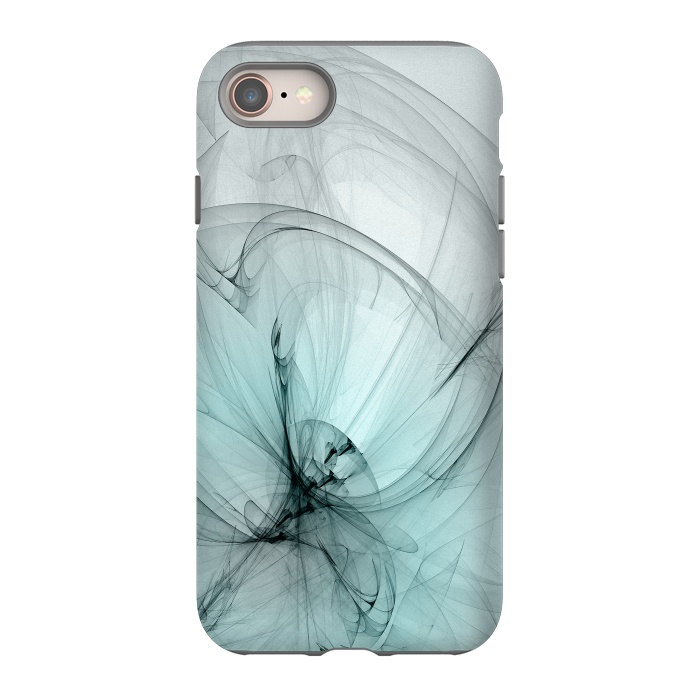 iPhone 8 StrongFit Magic Turquoise Fractal by Andrea Haase