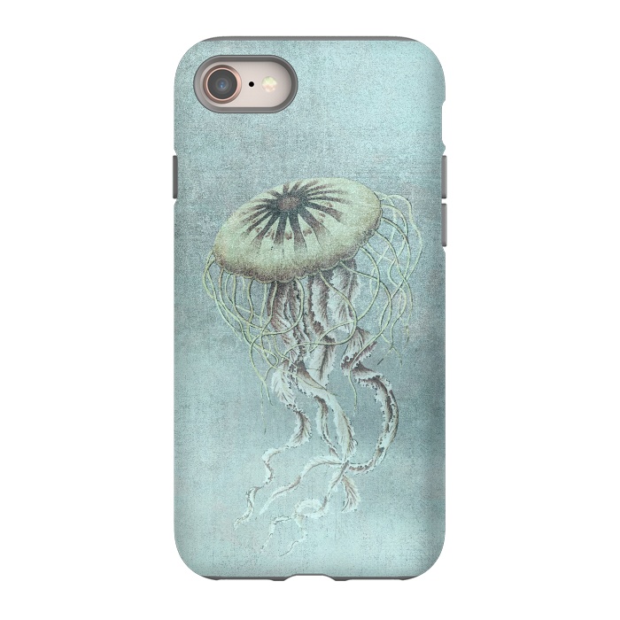 iPhone 8 StrongFit Underwater Jellyfish by Andrea Haase