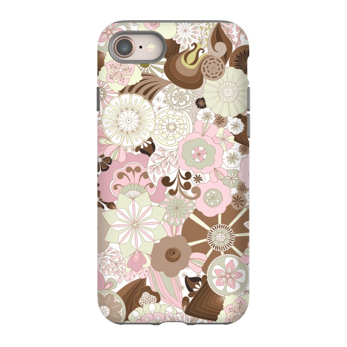iPhone 8 StrongFit Flowers, Flowers Everywhere by Paula Ohreen
