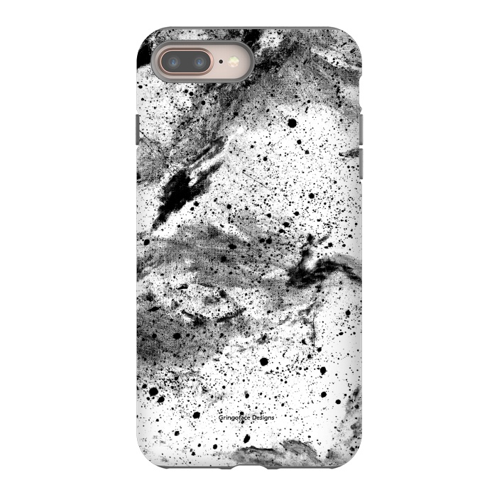 iPhone 8 plus StrongFit Marble Galaxy by Gringoface Designs