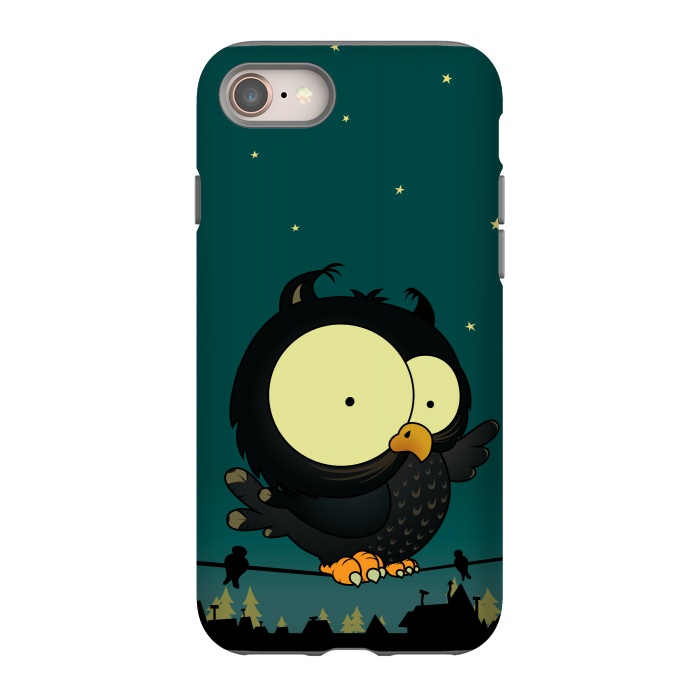 iPhone 8 StrongFit Little Owl by Mangulica