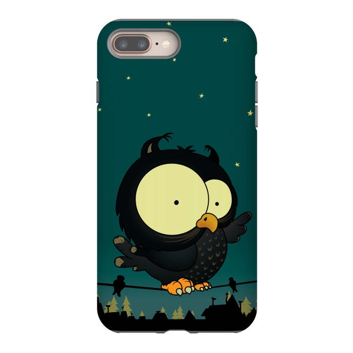 iPhone 8 plus StrongFit Little Owl by Mangulica