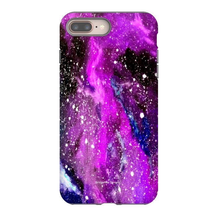 iPhone 8 plus StrongFit Ultraviolet Galaxy by Gringoface Designs