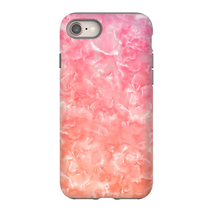 iPhone 8 StrongFit Pink Mother of Pearl Pattern by  Utart