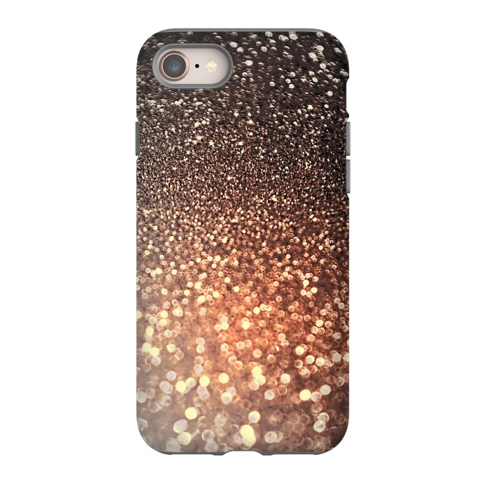 iPhone 8 StrongFit Cappuccino Glitter by  Utart