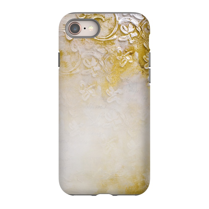 iPhone 8 StrongFit Artwork Golden Texture by Andrea Haase