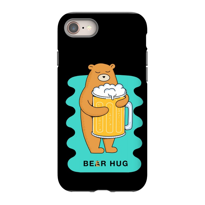 iPhone 8 StrongFit Beer Hug 2 by Coffee Man