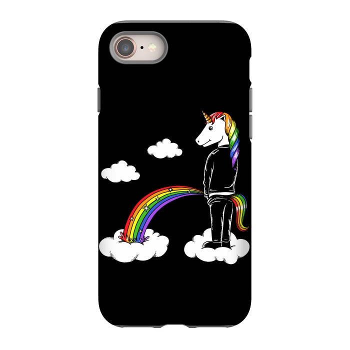iPhone 8 StrongFit Unicorn Rainbow by Coffee Man