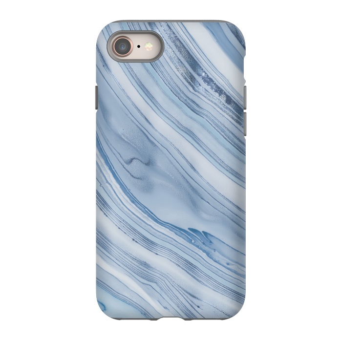 iPhone 8 StrongFit Blue Marble Elegance 2 by Andrea Haase