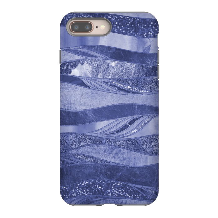 iPhone 8 plus StrongFit Wavy Glamour Lines 2 by Andrea Haase