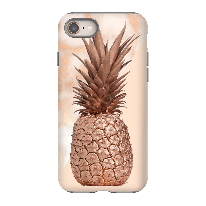 iPhone 8 StrongFit Sweet Copper Pineapple and Marble by  Utart