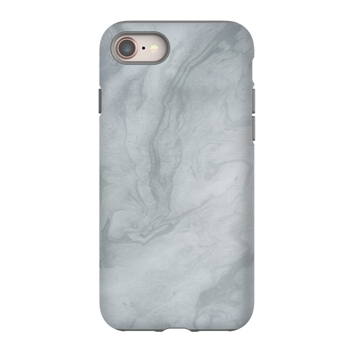 iPhone 8 StrongFit Gray Marble 2 by Andrea Haase
