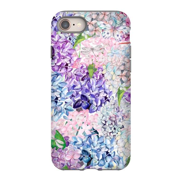 iPhone 8 StrongFit Purple Vintage Lilacs  by  Utart