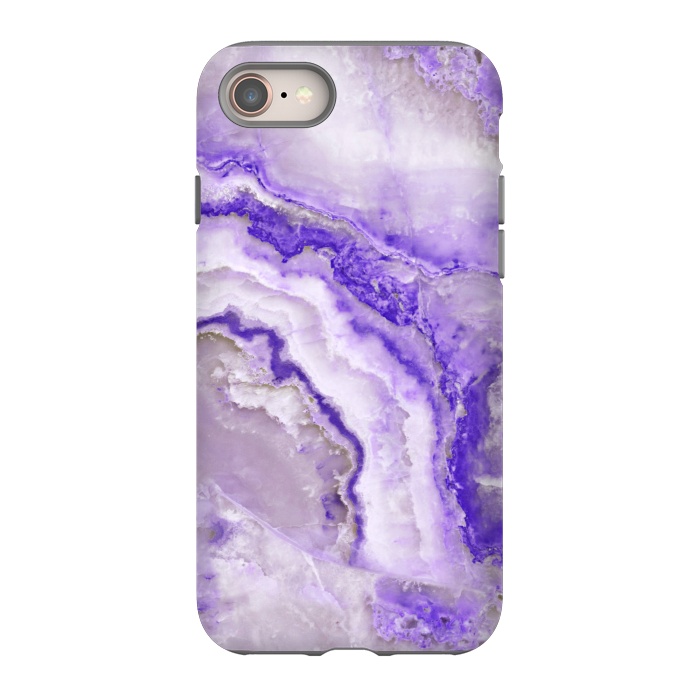 iPhone 8 StrongFit Ultra Violet Veined Marble by  Utart