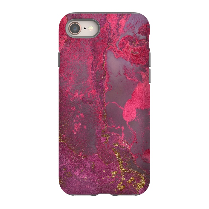 iPhone 8 StrongFit Pink Gold Marble by  Utart
