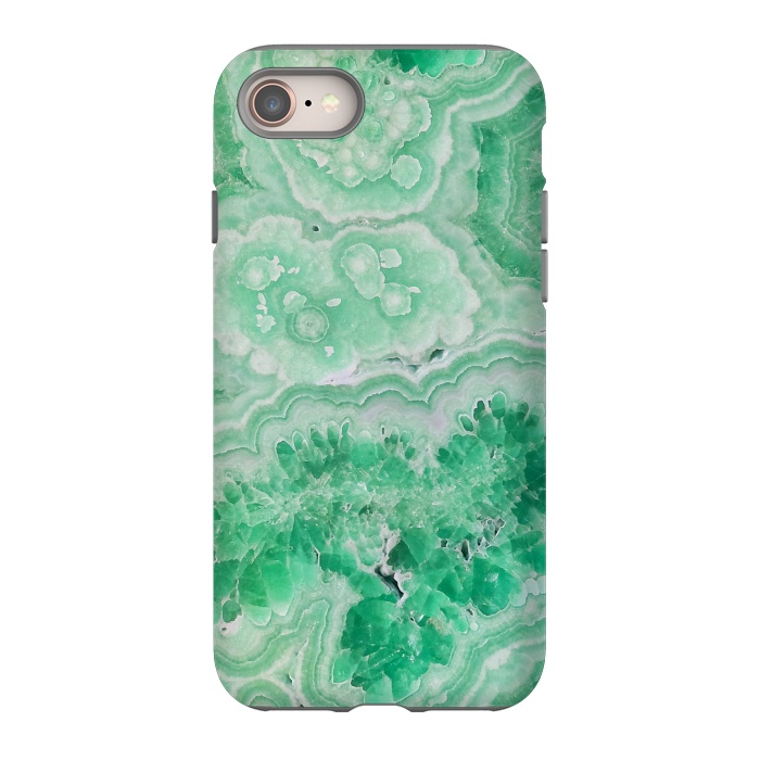 iPhone 8 StrongFit Mint Green Agate by  Utart