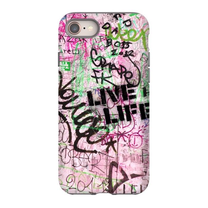 iPhone 8 StrongFit Graffiti Writing Live Live by Andrea Haase