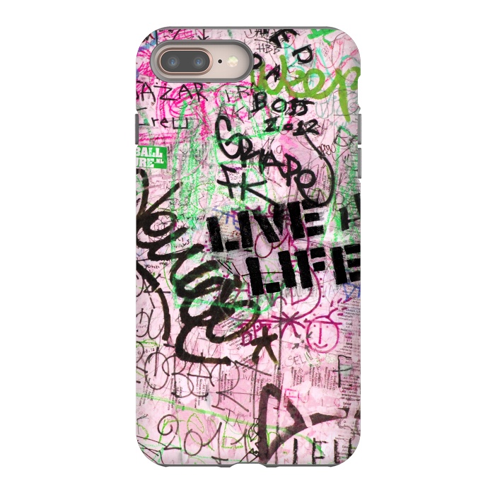 iPhone 8 plus StrongFit Graffiti Writing Live Live by Andrea Haase