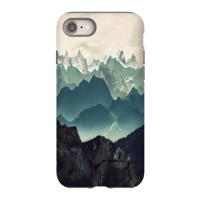 iPhone 8 StrongFit Shades of Mountain by ''CVogiatzi.
