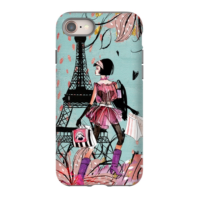 iPhone 8 StrongFit Fashion Girl in Paris by  Utart