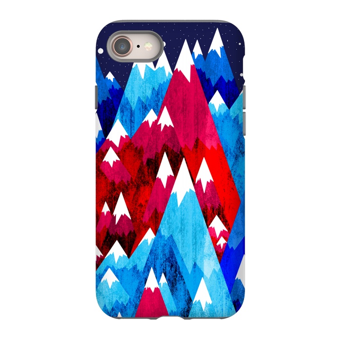 iPhone 8 StrongFit Blue Peak Mountains by Steve Wade (Swade)