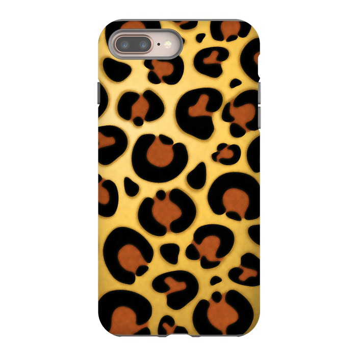 iPhone 8 plus StrongFit Jaguar Leopard Fur Texture by BluedarkArt